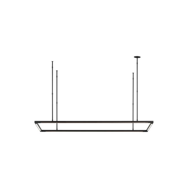 Visual Comfort Modern Collection Stagger Halo 50 Linear Suspension