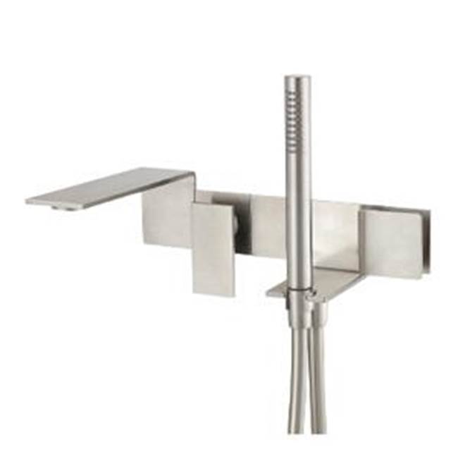 Treemme Wallmount Tub Filler With Handshower-No Rough