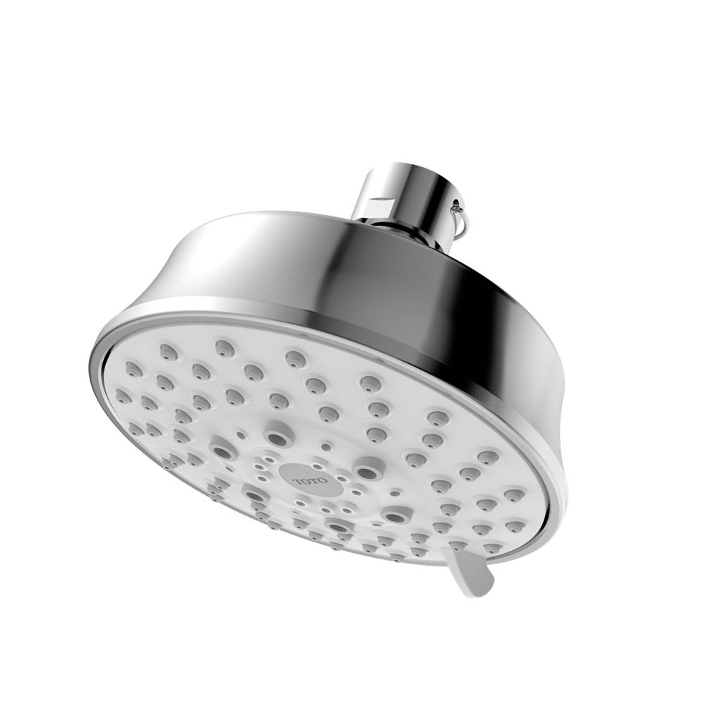 TOTO L Series 1.75 GPM Multifunction 4 inch Classic Round Showerhead, Polished Chrome