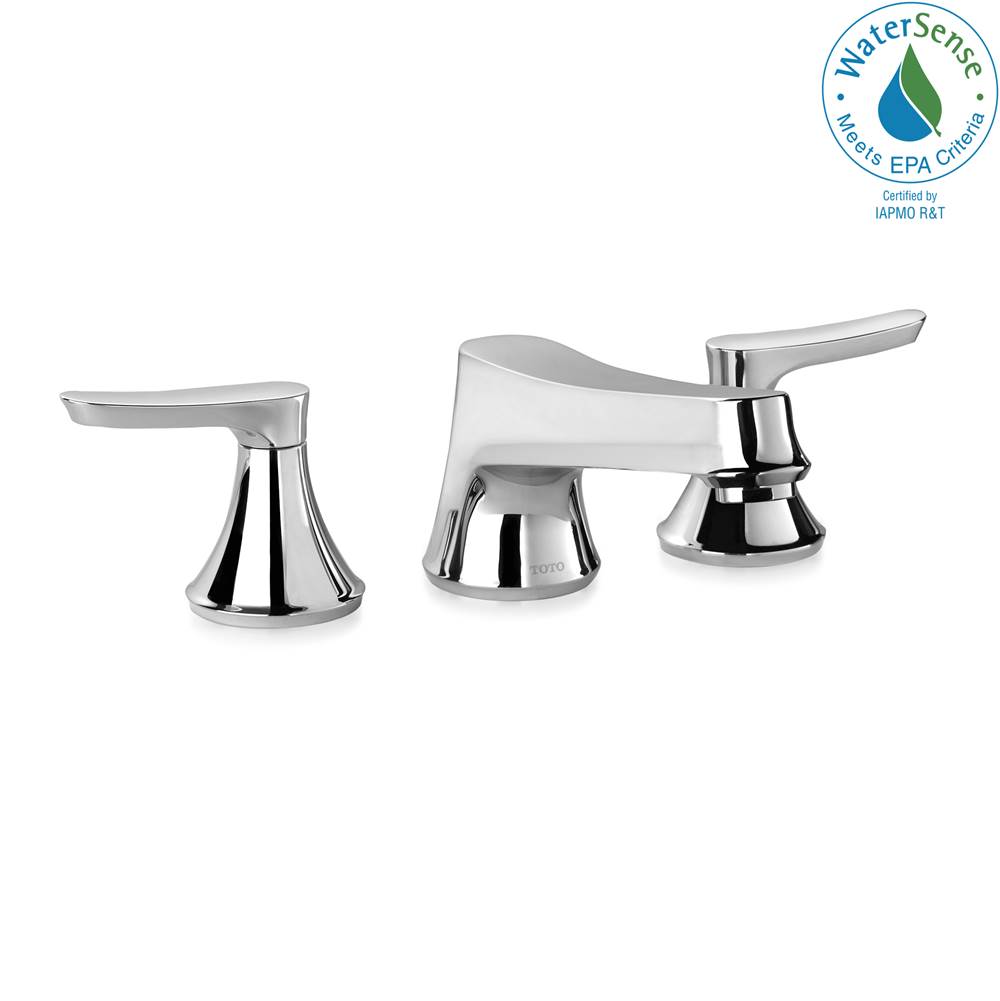TOTO Wyeth™ Two Handle Widespread 1.5 GPM Bathroom Sink Faucet, Polished Chrome