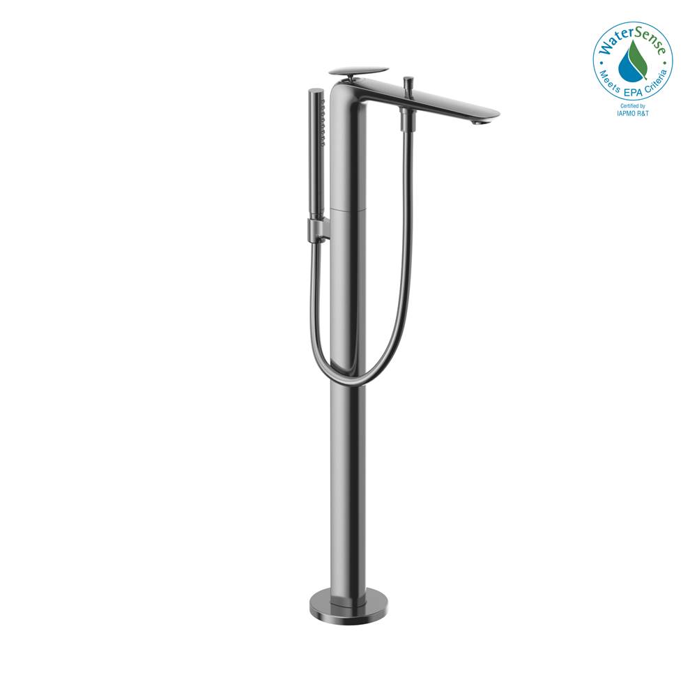 TOTO ZA Single-Handle Free Standing Tub Filler with Handshower, Polished Chrome