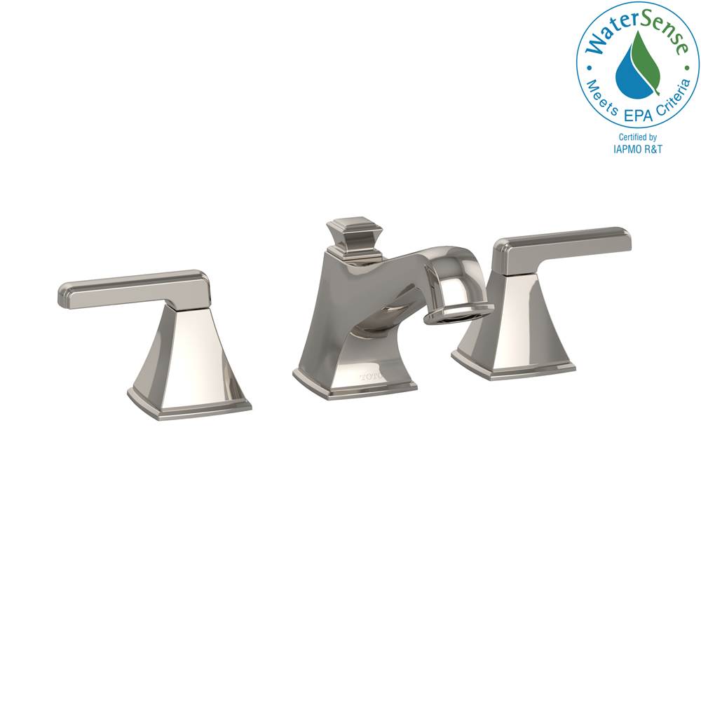 TOTO Connelly® Two Handle Widespread 1.5 GPM Bathroom Sink Faucet, Polished Nickel