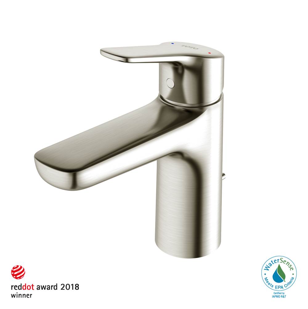 TOTO GS Series 1.2 GPM Single Handle Bathroom Sink Faucet with COMFORT GLIDE Technology and Drain Assembly, Polished Nickel