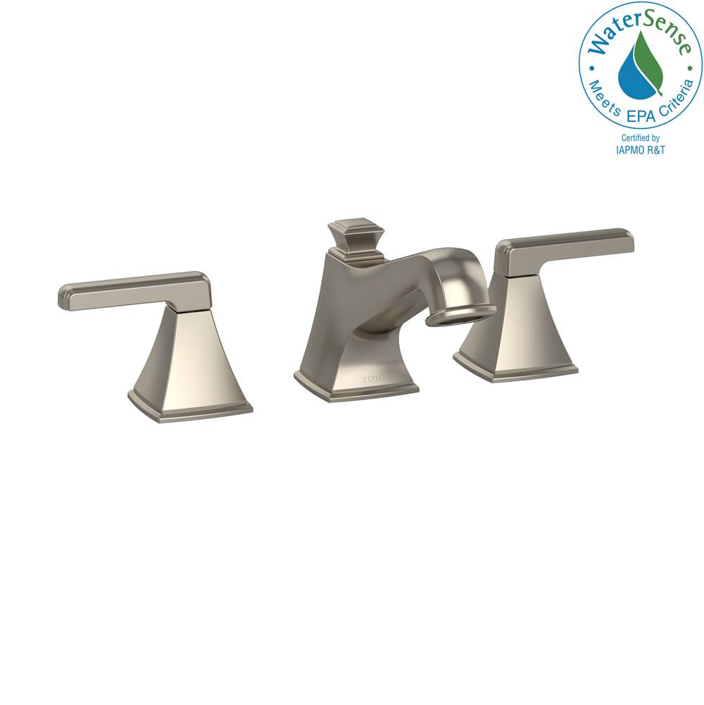 TOTO Connelly® Two Handle Widespread 1.2 GPM Bathroom Sink Faucet, Brushed Nickel