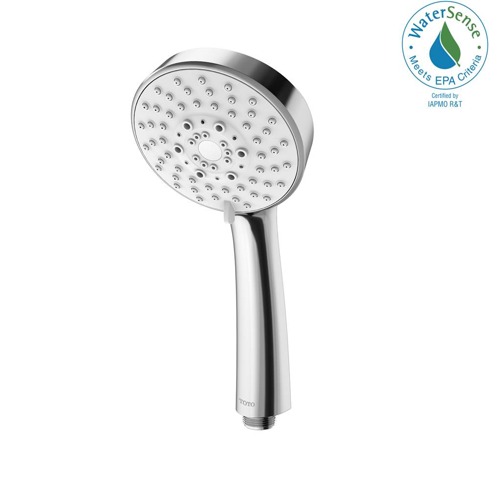 TOTO L Series 1.75 GPM Multifunction 4 inch Modern Round Handshower, Polished Chrome