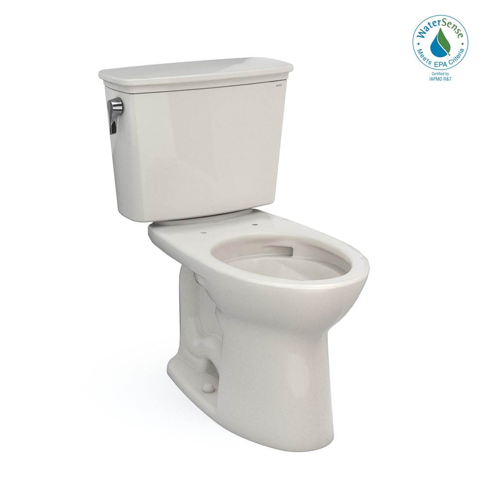 TOTO Drake® Transitional Two-Piece Elongated 1.28 GPF TORNADO FLUSH® Toilet with CEFIONTECT®, Sedona Beige
