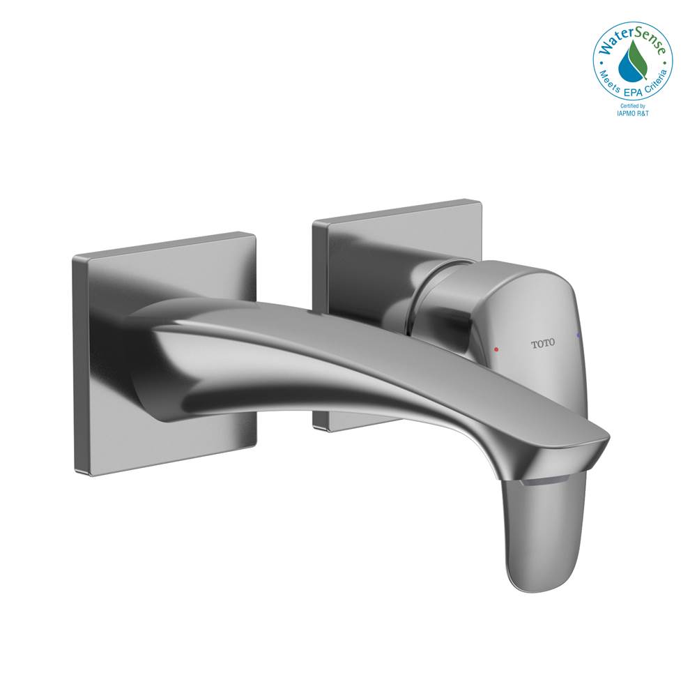 TOTO GM 1.2 GPM Wall-Mount Single-Handle Bathroom Faucet with COMFORT GLIDE Technology, Polished Chrome