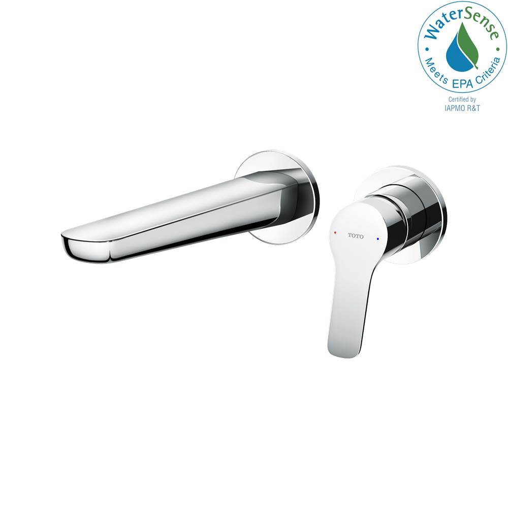 TOTO GS 1.2 GPM Wall-Mount Single-Handle Bathroom Faucet with COMFORT GLIDE™ Technology, Polished Chrome