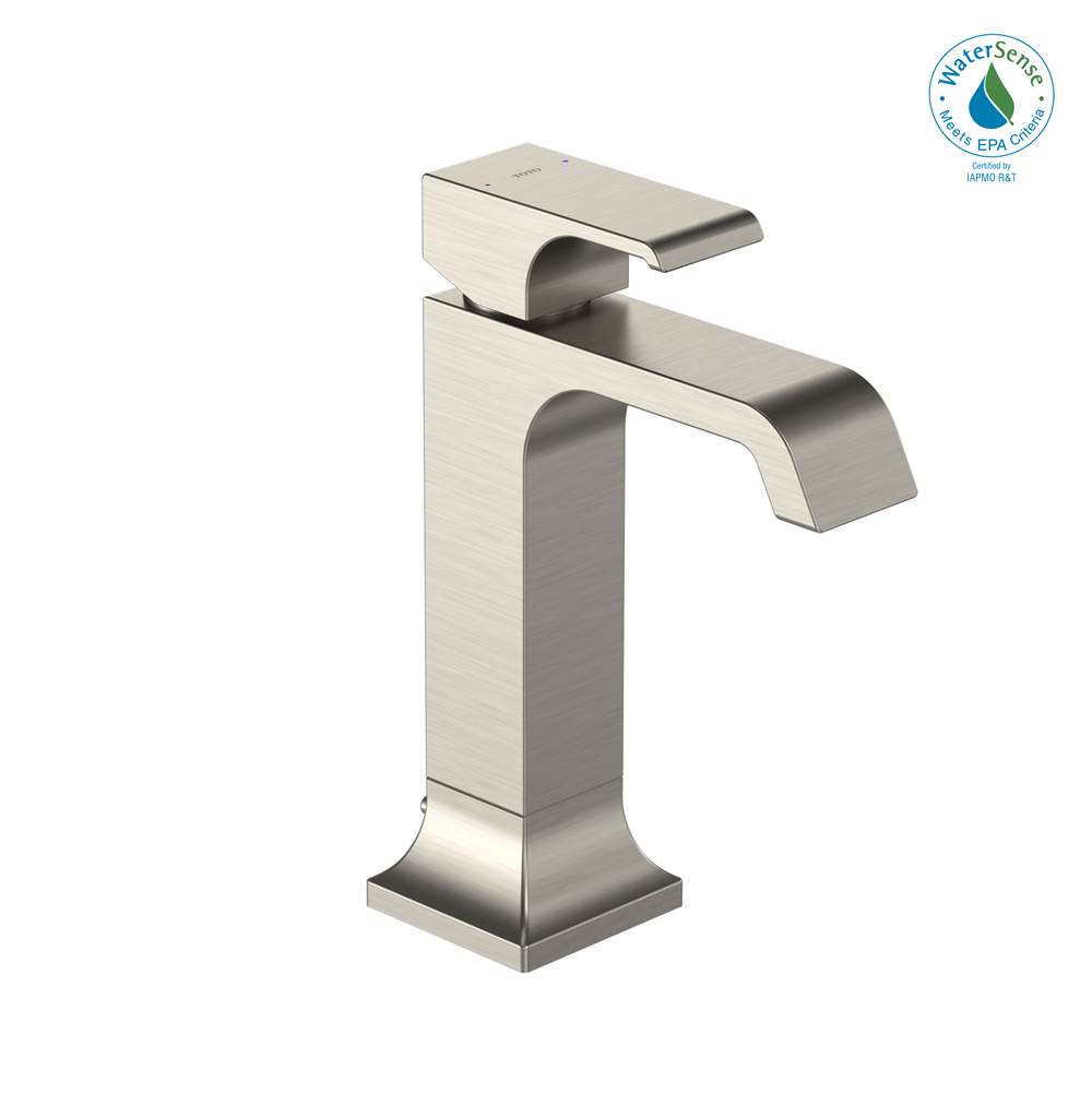TOTO GC 1.2 GPM Single Handle Semi-Vessel Bathroom Sink Faucet with COMFORT GLIDE Technology, Brushed Nickel