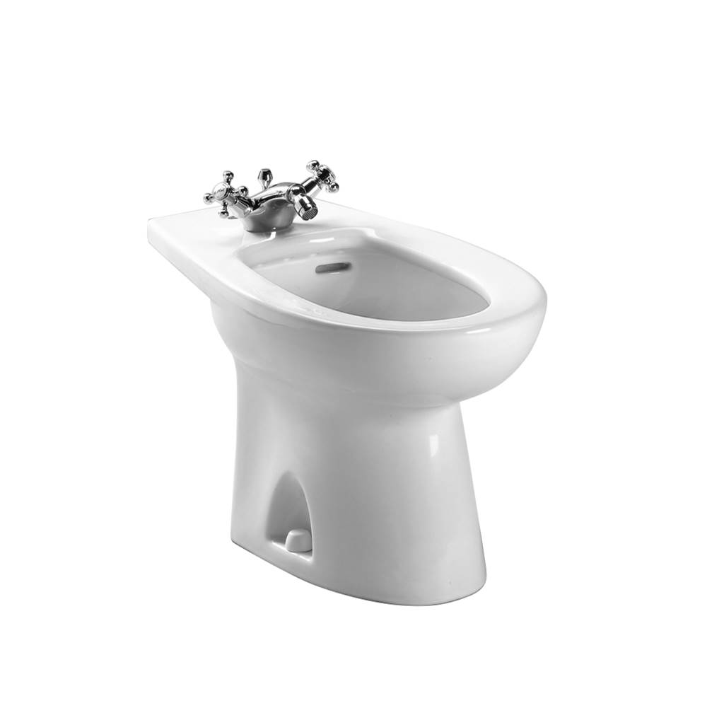 TOTO Piedmont® Single Hole Deck Mounted Faucet Bidet, Cotton White