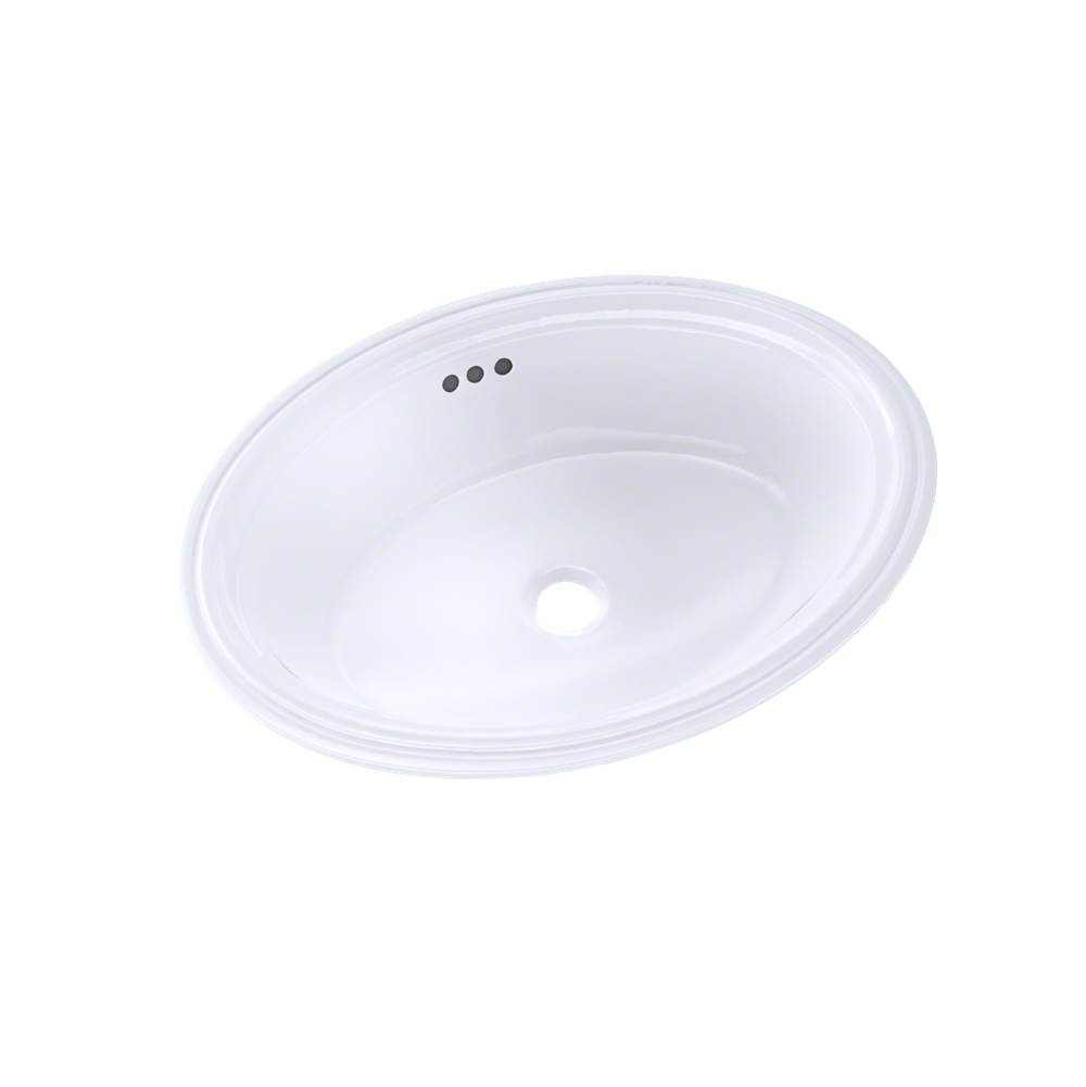 TOTO Dartmouth® 17-1/4'' x 12-7/8'' Oval Undermount Bathroom Sink, Cotton White