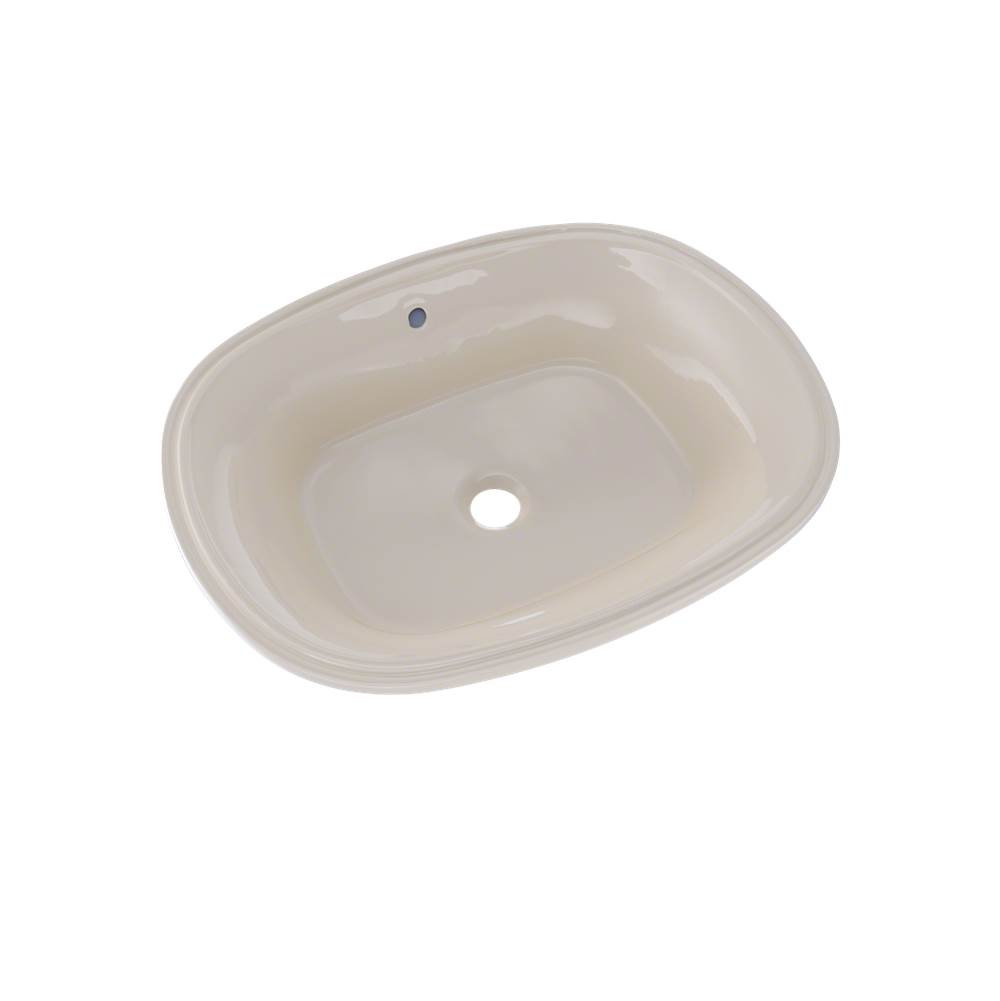 TOTO Maris™ 20-5/16'' x 15-9/16'' Oval Undermount Bathroom Sink with CeFiONtect™, Sedona Beige