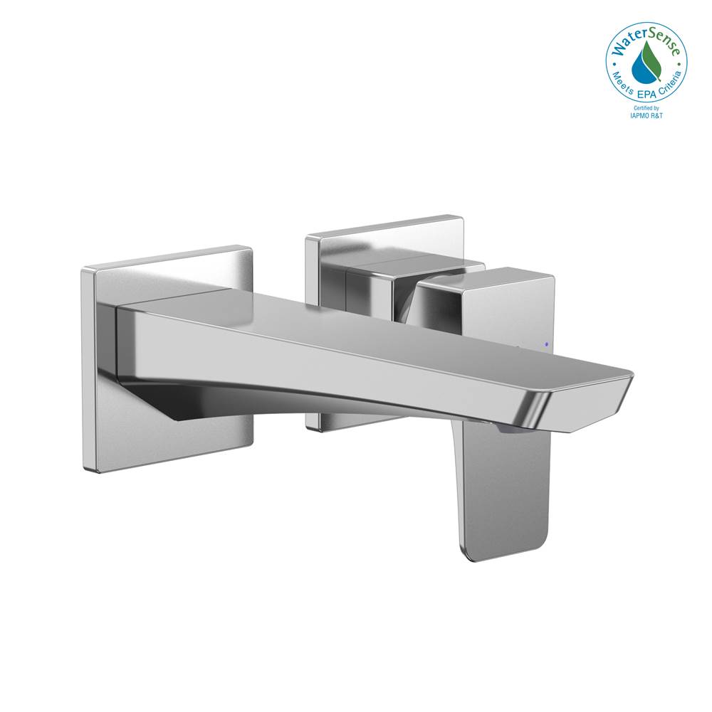 TOTO GE 1.2 GPM Wall-Mount Single-Handle Bathroom Faucet with COMFORT GLIDE Technology, Polished Chrome