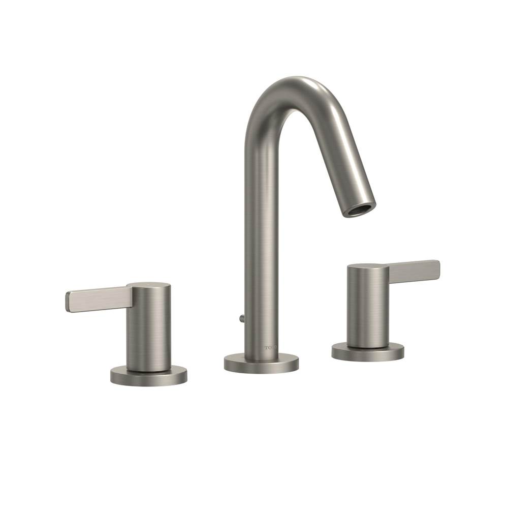 TOTO GF Series 1.2 GPM Two Lever Handle Widespread Bathroom Sink Faucet, Brushed Nickel