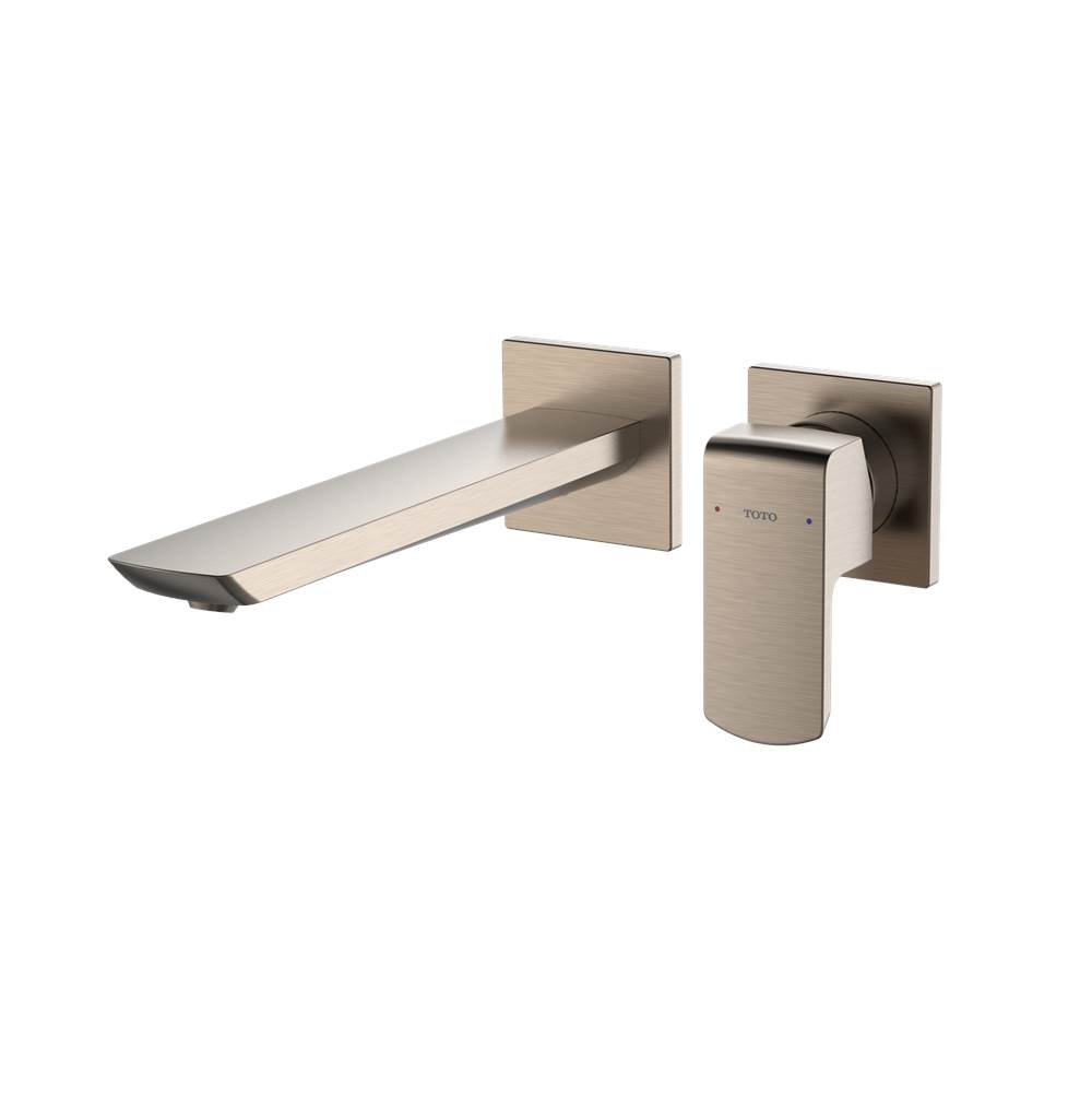 TOTO GR 1.2 GPM Wall-Mount Single-Handle Bathroom Faucet with COMFORT GLIDE™ Technology, Brushed Nickel