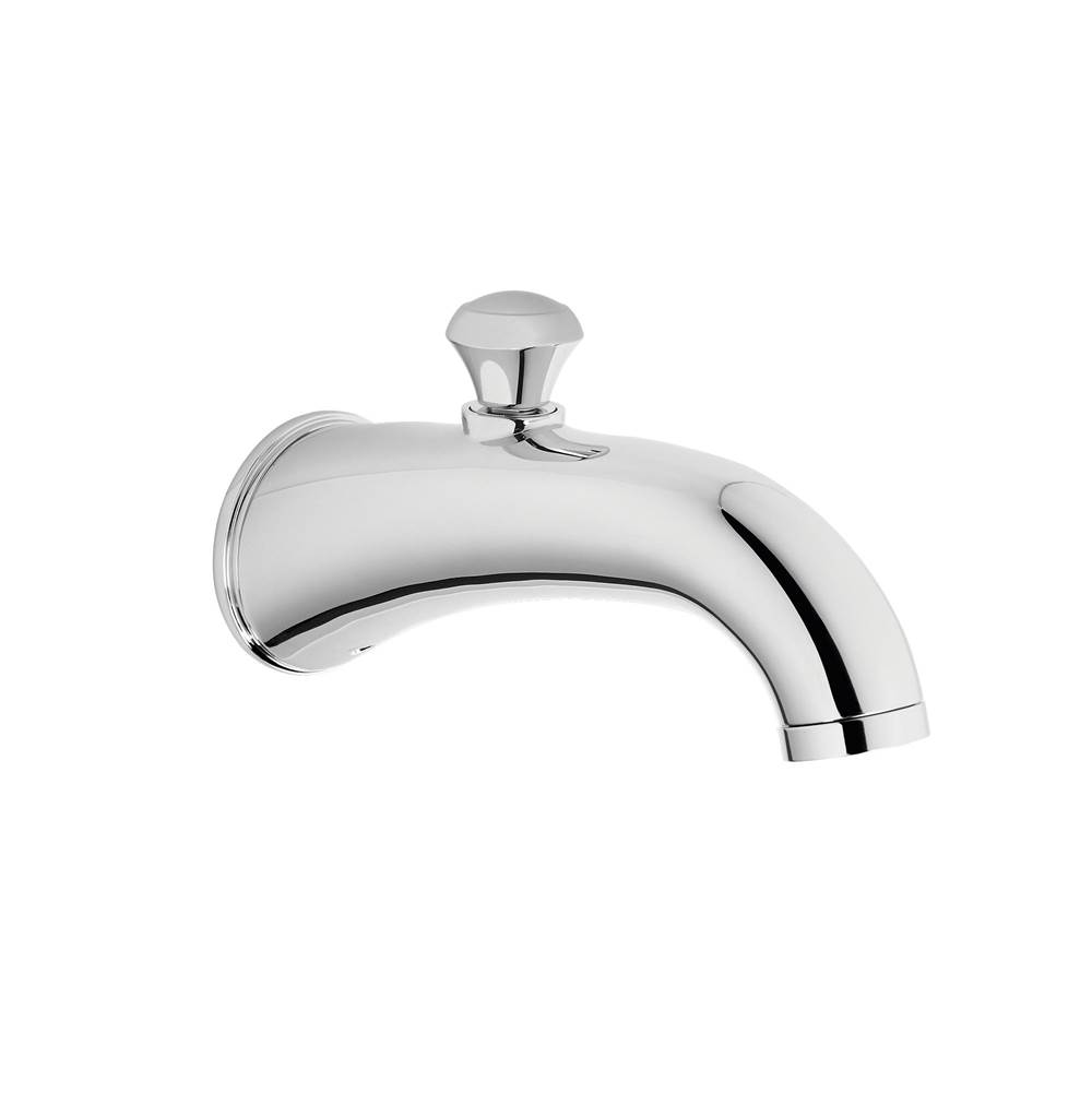 TOTO Silas™ Wall Tub Spout with Diverter, Polished Chrome