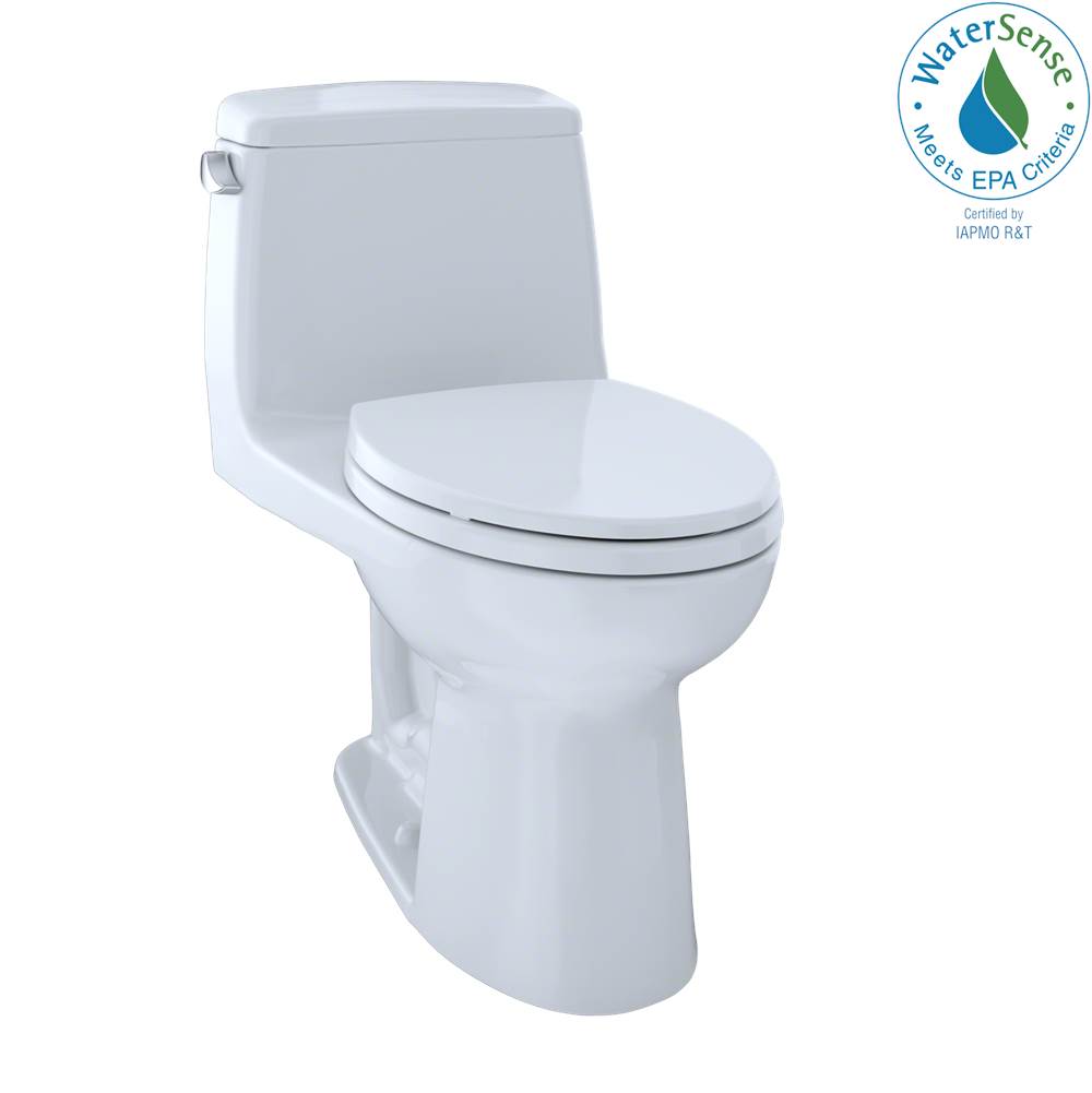 TOTO Eco UltraMax® One-Piece Elongated 1.28 GPF ADA Compliant Toilet with CeFiONtect™, Cotton White