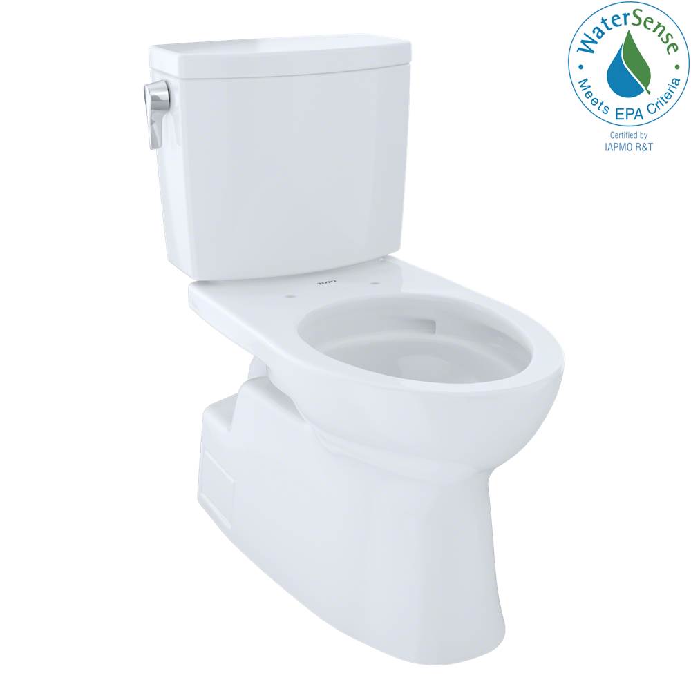 TOTO Vespin® II 1G® Two-Piece Elongated 1.0 GPF Universal Height Skirted Design Toilet with CeFiONtect™, Cotton White