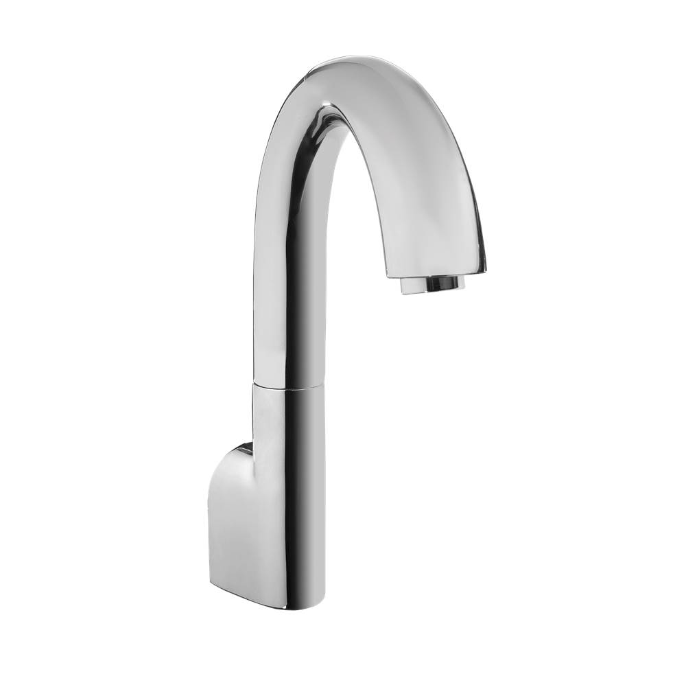 TOTO Gooseneck Wall-Mount ECOPOWER® 0.35 GPM Electronic Touchless Sensor Bathroom Faucet with Mixing Valve, Polished Chrome