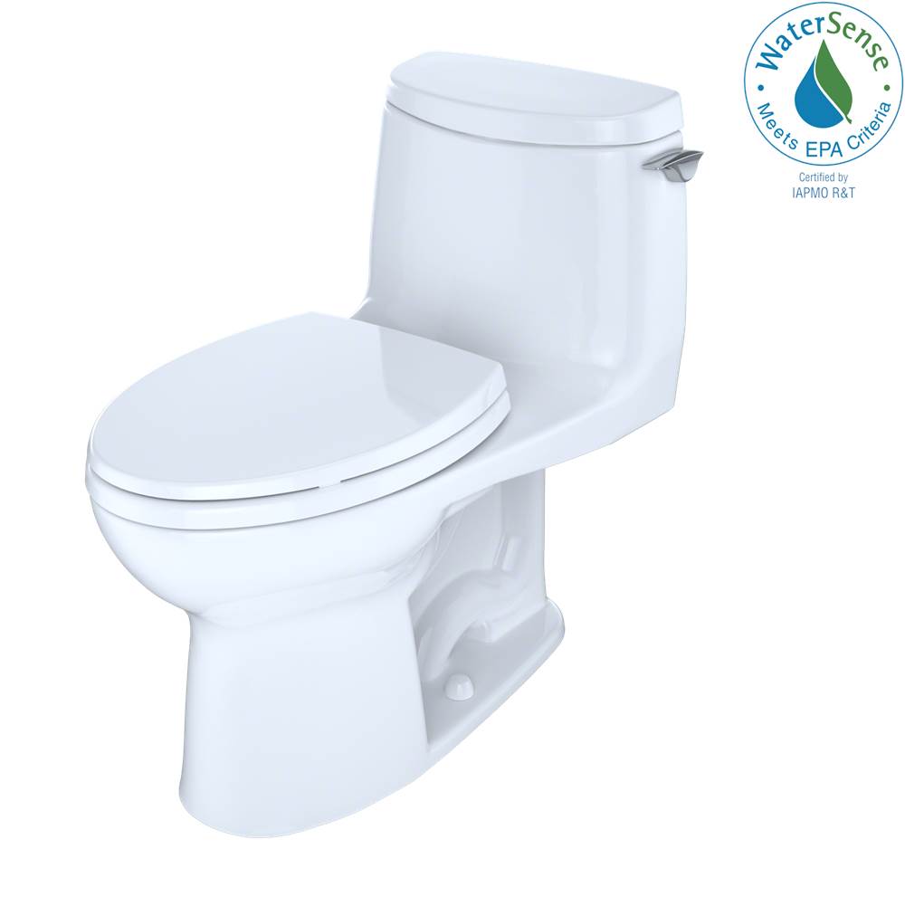 TOTO UltraMax® II 1G® One-Piece Elongated 1.0 GPF Universal Height Toilet with CeFiONtect™ and Right-Hand Trip Lever