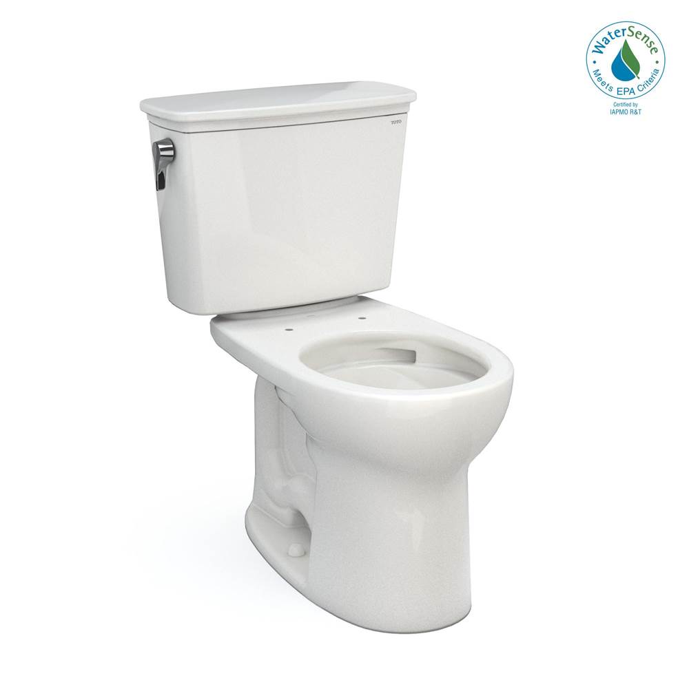 TOTO Drake® Transitional Two-Piece Round 1.28 GPF Universal Height TORNADO FLUSH® Toilet with CEFIONTECT®, Colonial White
