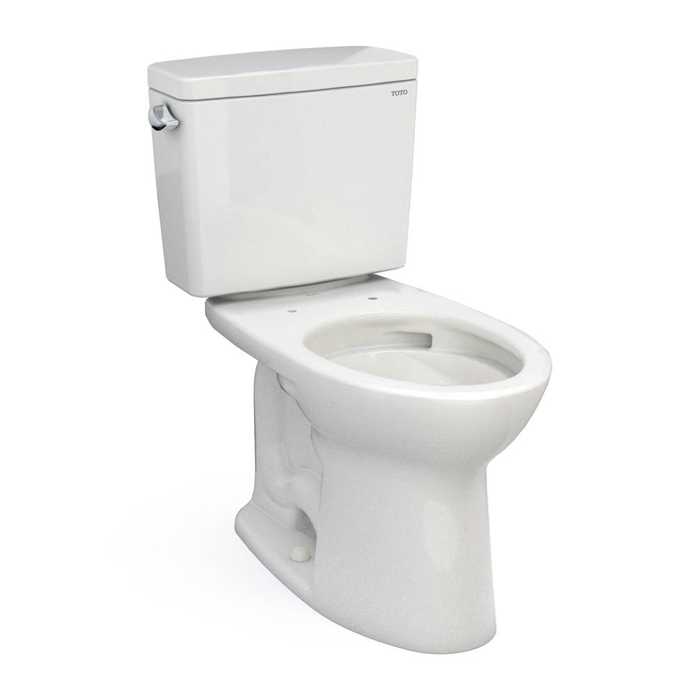 TOTO Drake® Two-Piece Elongated 1.6 GPF TORNADO FLUSH® Toilet with CEFIONTECT®, Colonial White