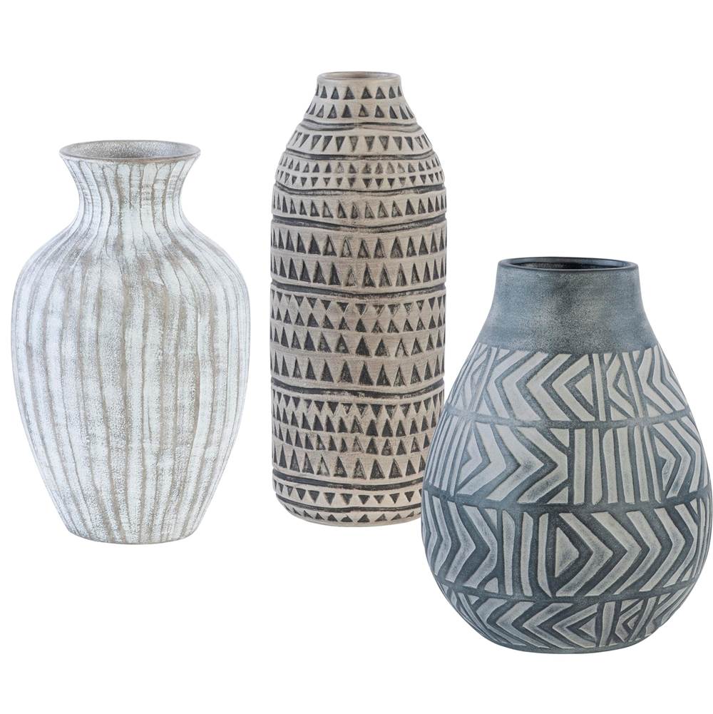 Uttermost Uttermost Natchez Geometric Vases, S/3