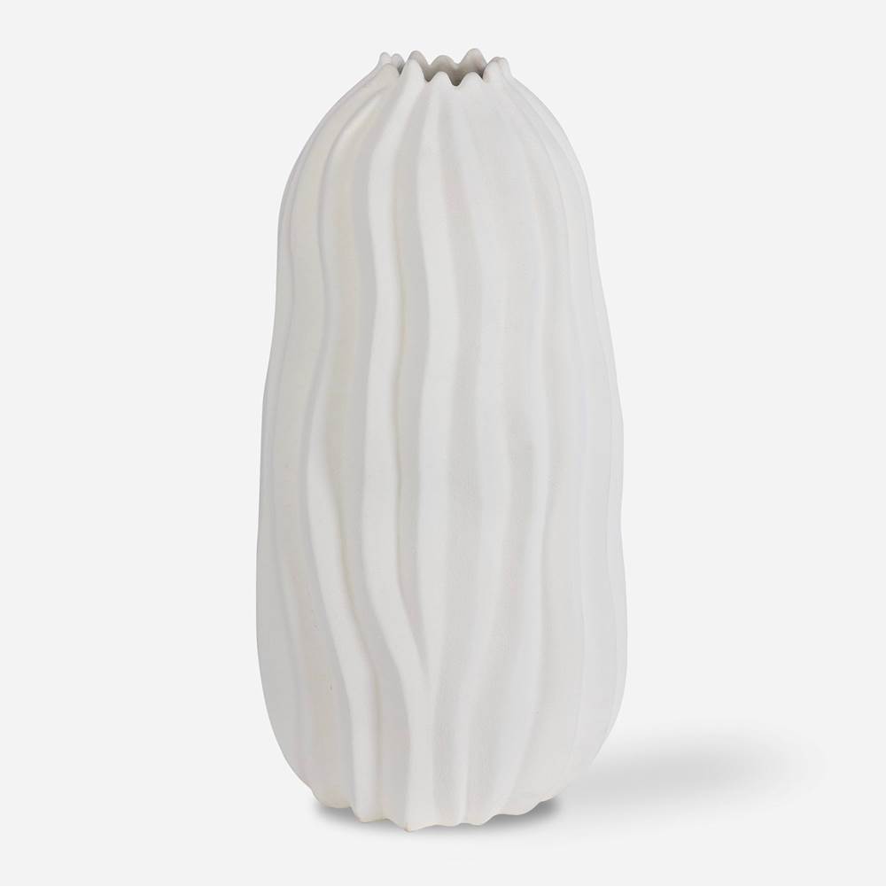 Uttermost Uttermost Merritt White Floor Vase