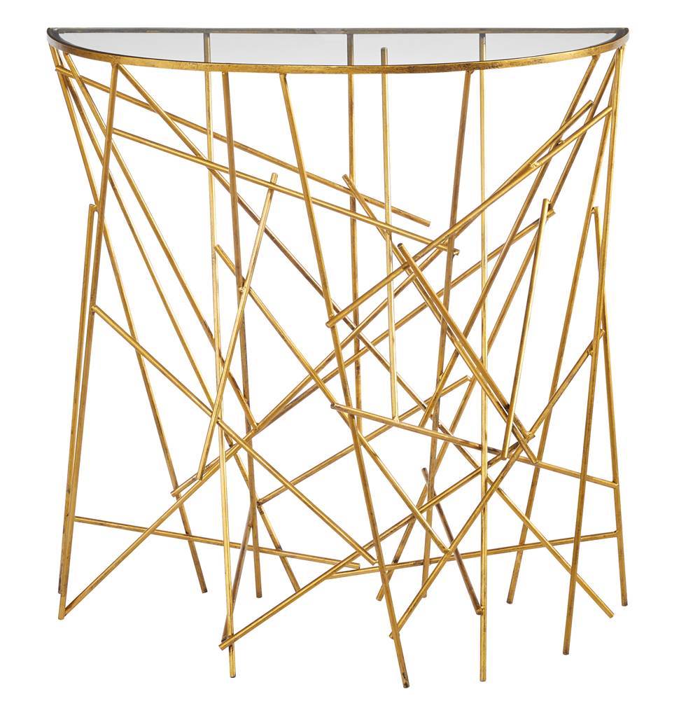 Uttermost Uttermost Philosopher Gold Console Table