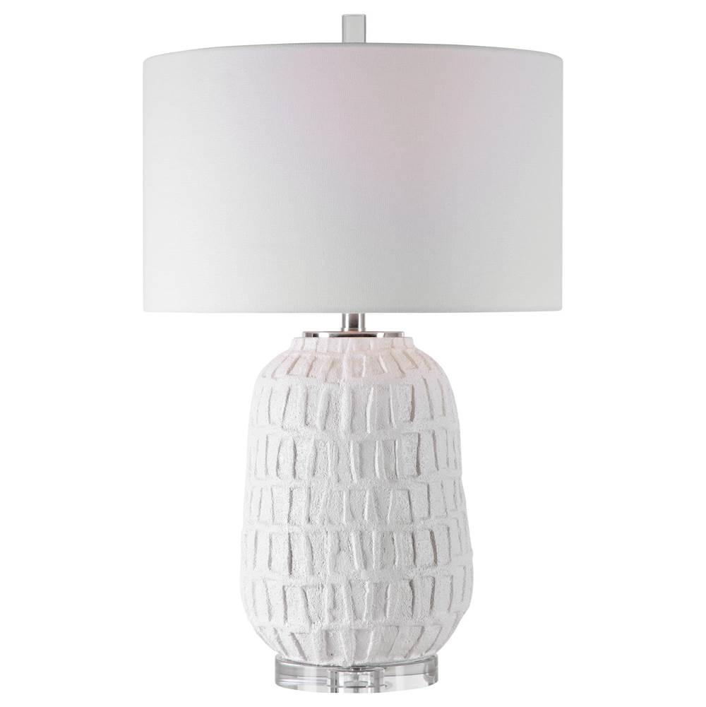 Uttermost Uttermost Caelina Textured White Table Lamp