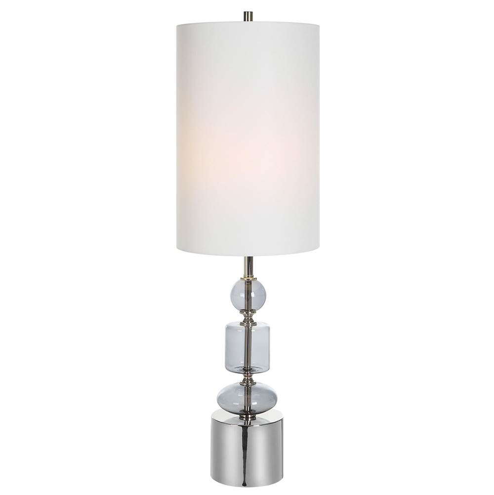 Uttermost Uttermost Stratus Gray Glass Buffet Lamp