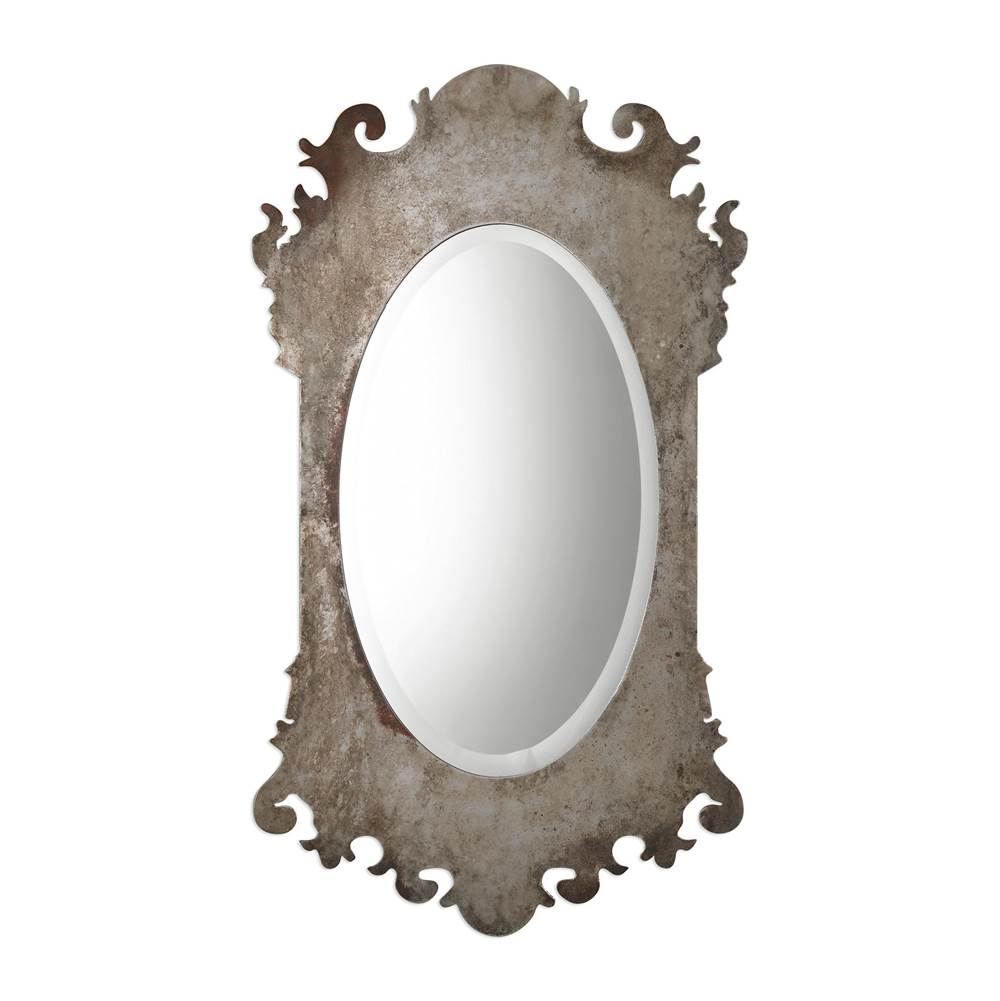 Uttermost Uttermost Vitravo Oxidized Silver Oval Mirror