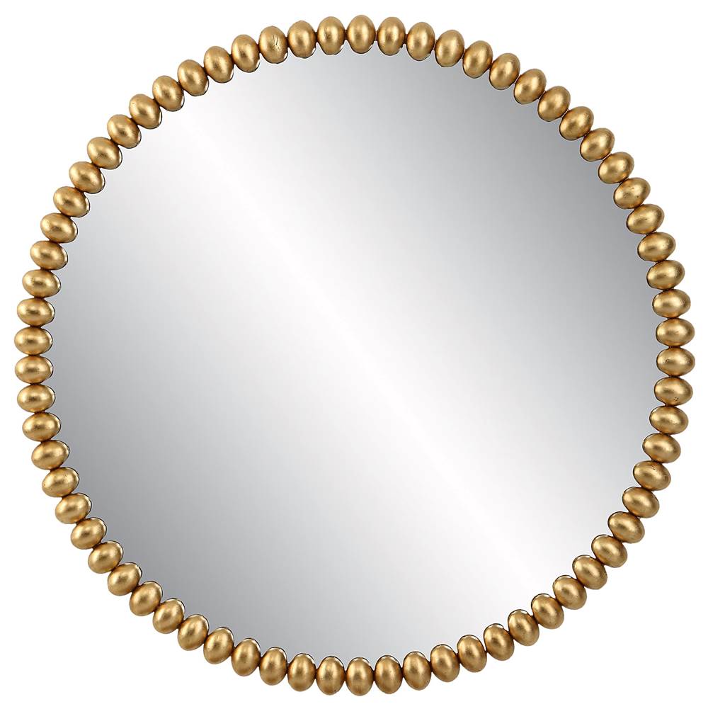 Uttermost Uttermost Byzantine Round Gold Mirror
