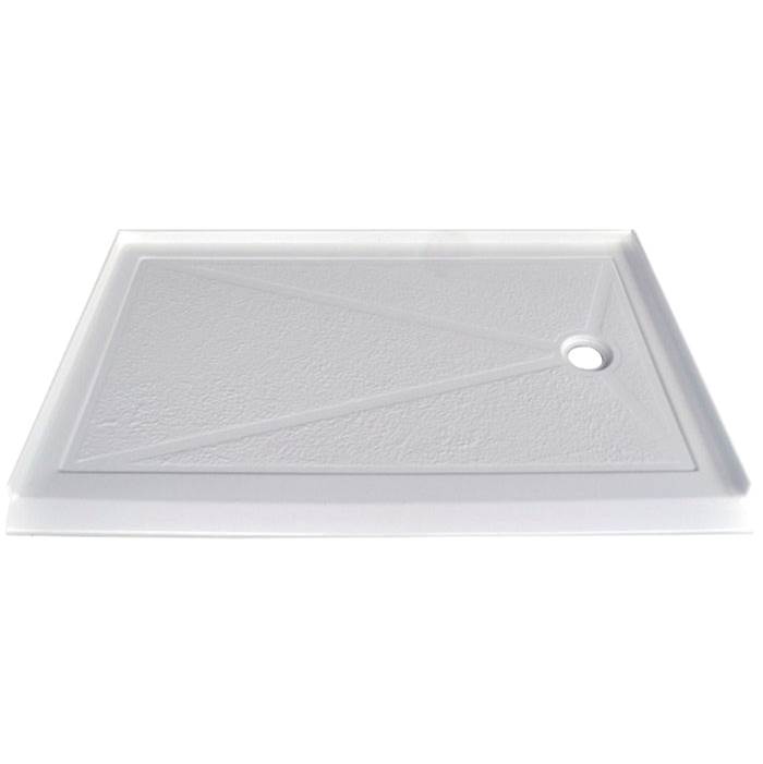 Valley Acrylic 60 x 36 Barrier Free Shower Base - Single Threshold