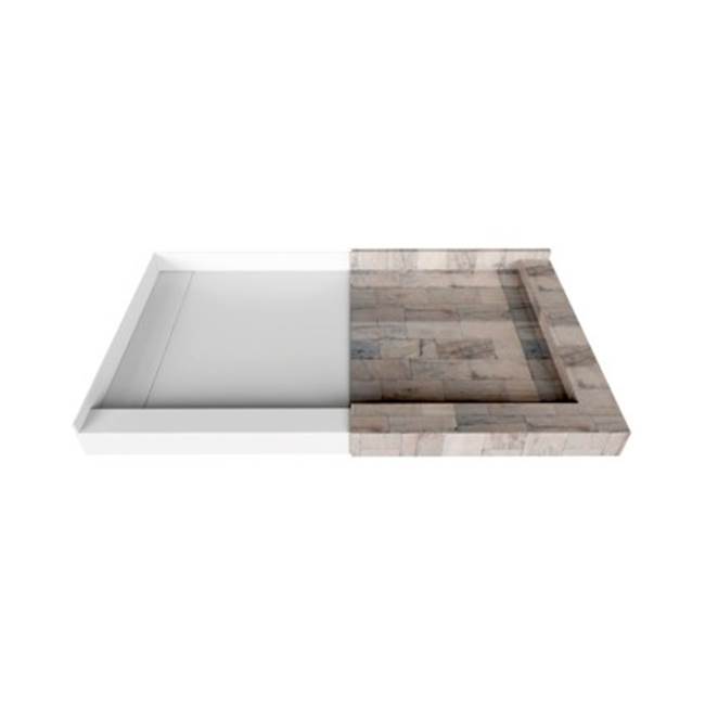 Valley Acrylic Tile Me Linear Double Threshold  Shower Base