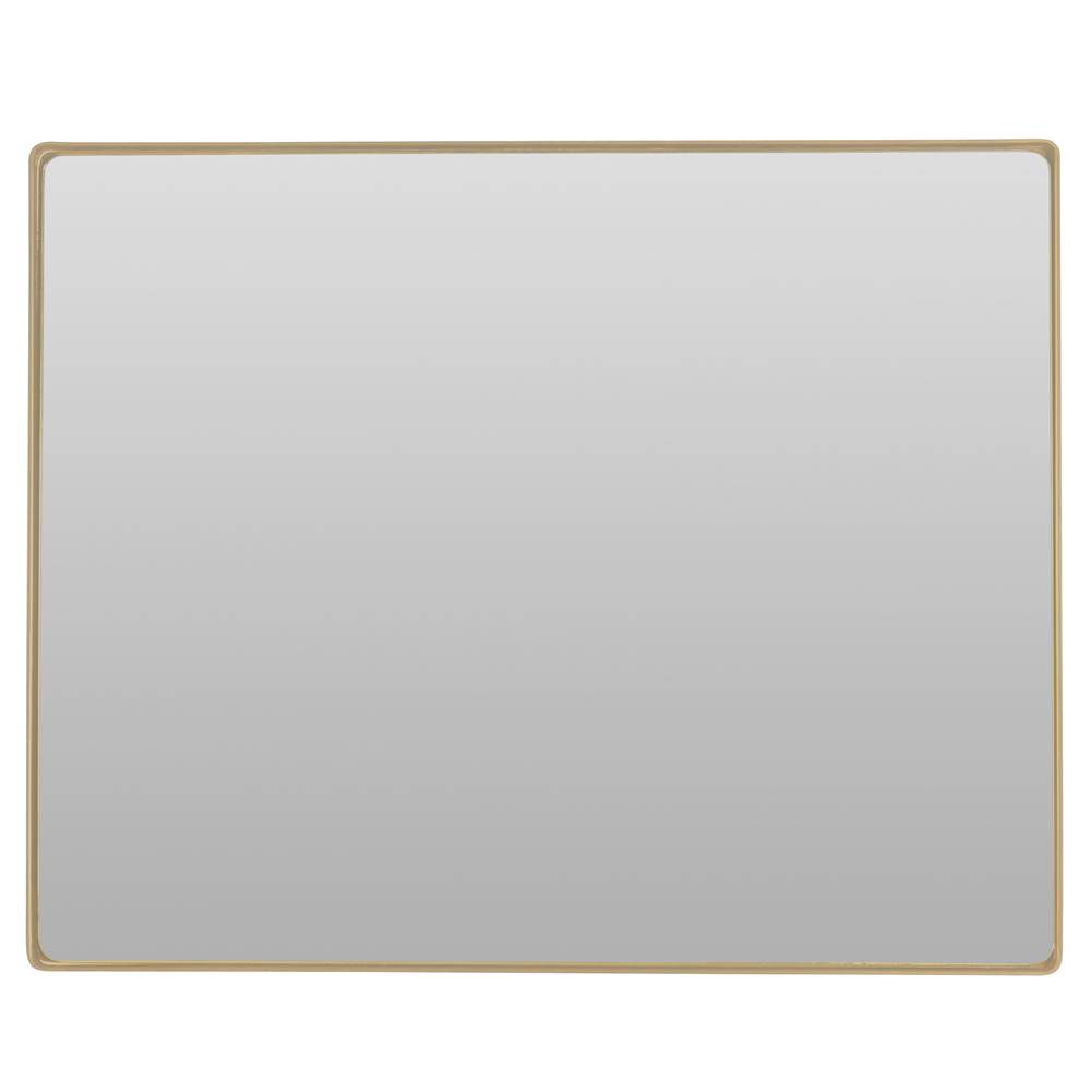 Varaluz Kye 24x30 Rectangular Rounded Wall Mirror - Gold