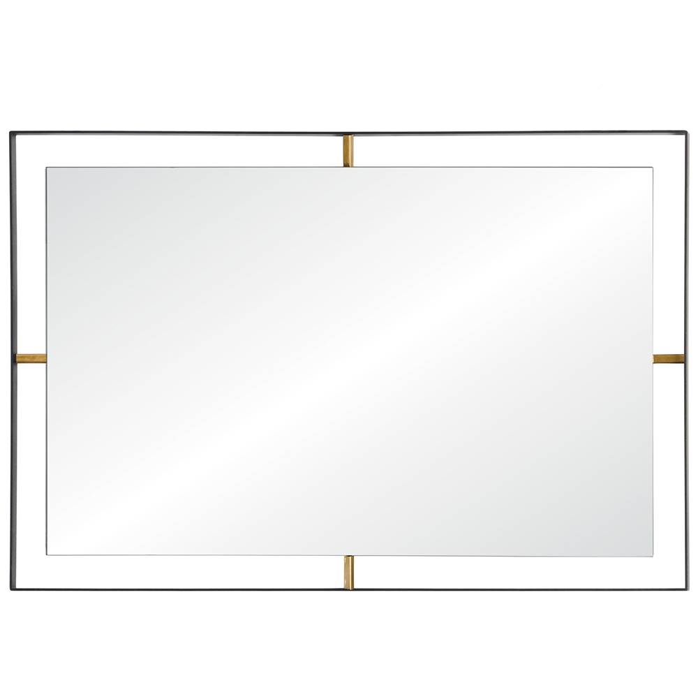 Varaluz Framed 20x30 Rectanglular Wall Mirror - Black