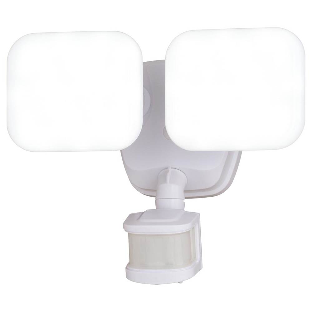 Vaxcel Theta 2 Light LED Outdoor Motion Sensor Adjustable Security Flood Light White
