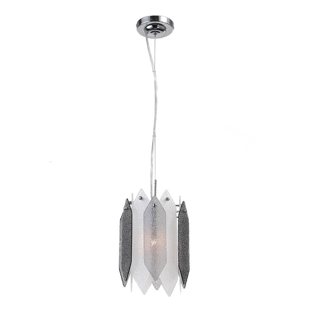 Zeev Lighting 1-Light 9'' Glass Mini Pendant